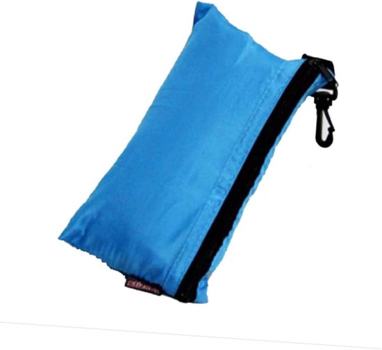 Reisslaapzak Katoen - Kampeerslaapzak Liner - Comfortabel Slapen - Sneldrogend Wasbaar - 210 x 70 cm - Hemelsblauw