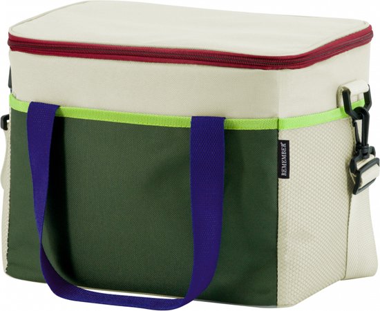 REMEMBER Bruno koelbox 16 l Beige, Blauw, Groen, Rood van REMEMBER