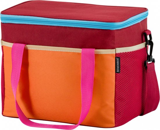 REMEMBER Telli koelbox 16 l Blauw, Oranje, Roze, Rood van REMEMBER