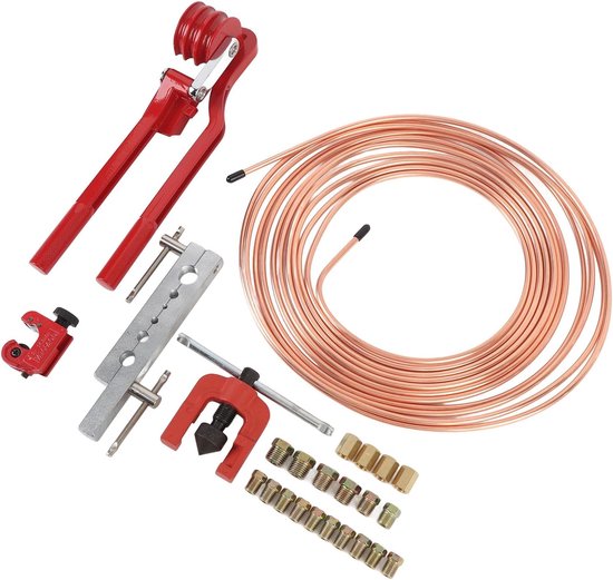 Remleiding Reparatiekit - Hydraulische Remmen - Auto Onderhoud - Verkoperde Leidingen - 25 Delen