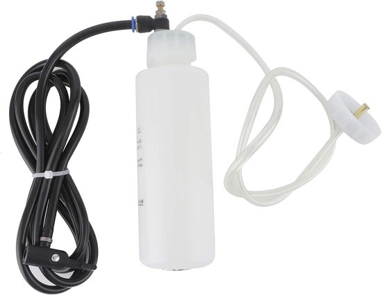 Remontluchter Set - Koppelingsvloeistof Tool - Garage Onderhoud - Luchtaangedreven Systeem - 500 Ml Fles - Zwart