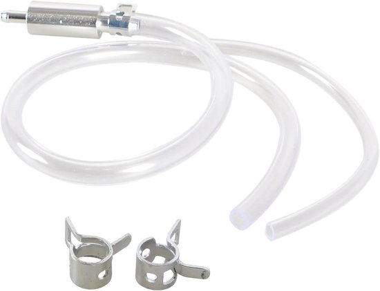 Remontluchtingskit - Slang extractor - Onderhoud voertuigen - Precisie klep - 13 x 9 x 4 cm - Transparant