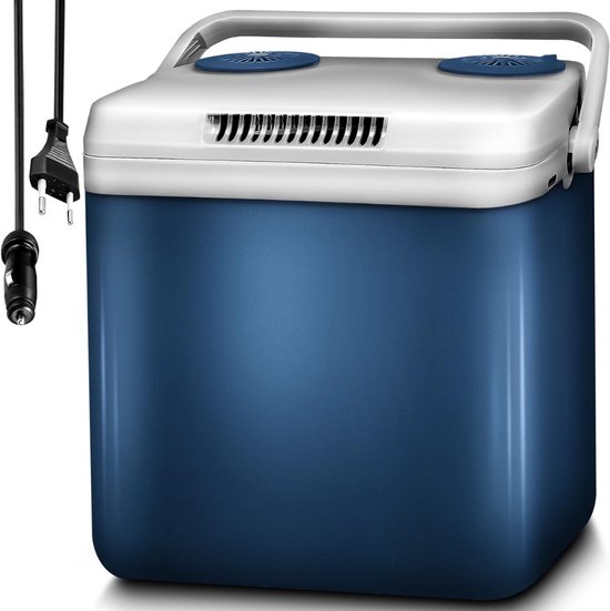 REN® Koelbox Elektrisch 12v 230 Volt - Koelbox - Koelbox Elektrisch - Blauw - 32cm x 44cm x 43cm
