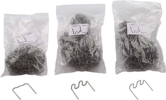 Reparatie Kit - Plastic Lassen - Diverse Reparaties - 1500 Roestvrij Staal - 0 60mm 0 8mm - Zilver