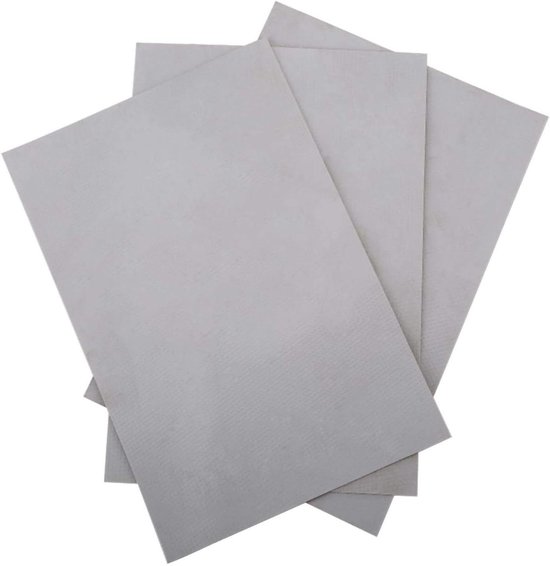 Reparatie Patch - Opblaasbare reparatie - Watersport reparatie - Zelfklevend PVC - 10 x 15 cm - Grijs van Merkloos