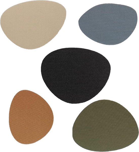 Reparatie Patch Set - Sticker Nylon Steen - Tent Rugzak Reparatie - Zelfklevend Waterdicht - Diverse Maten - Zwart van Merkloos