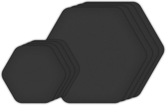 Reparatie Patches - Plakstrips Scheur - Outdoor Uitrusting Repareren - Naadloos Zonder Naald - 2.5 en 1.5 inch - Zwart van Merkloos