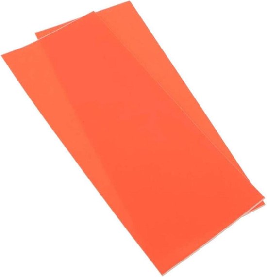 Reparatie Patches - Plakstrips Tent - Buitenuitrusting Herstellen - Waterdicht Zelfklevend - 18x7.5cm - Oranje van Merkloos