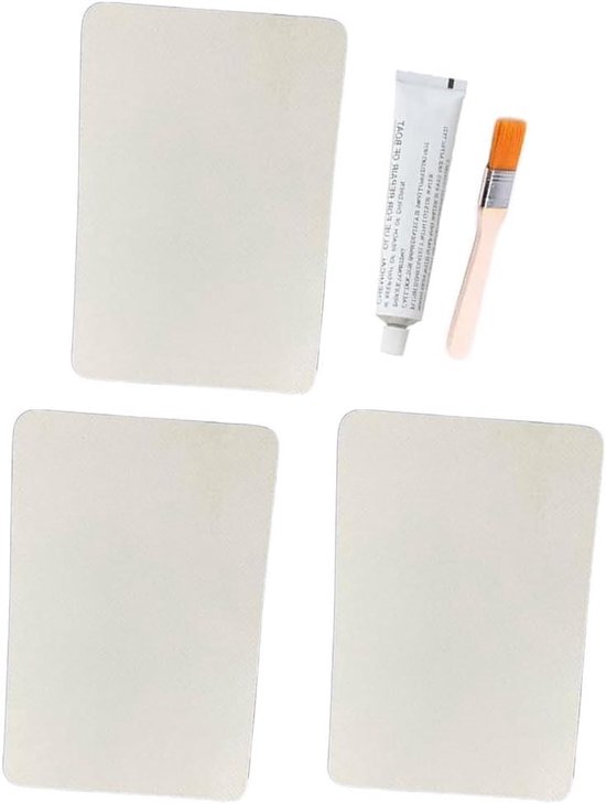 Reparatie Patches - PVC Stickers - Watersport Onderhoud - Waterdicht PVC Materiaal - 6 Stuks - Wit
