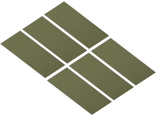 Reparatie Patches - Stof Plakkers - Kleding Herstellen - Zelfklevend Nylon - 8x4 Inch - Olijf van Merkloos