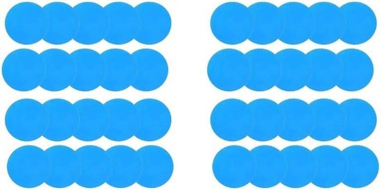 Reparatie Patches - Waterdichte Stickers - Gaten Dichten - Zelfklevend PVC - 20 Stuks - Transparant