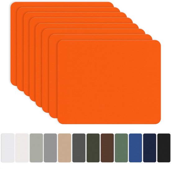 Reparatie patches - Zelfklevend textiel - Snelle herstelklus - Waterdicht en duurzaam - 20x15cm per stuk - Oranje van Merkloos