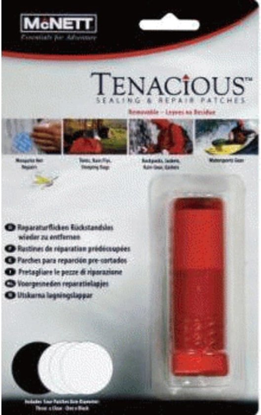 Reparatie Tape - Outdoor Patches - Tent Reparatie - Waterdicht & Sterk - 4 Stuks - Zwart