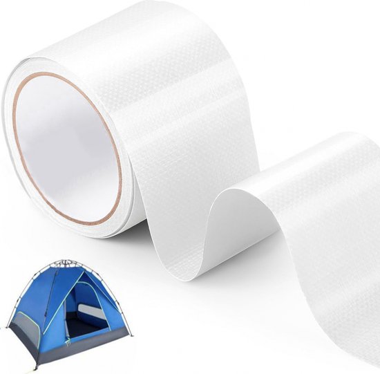Reparatie tape - Universeel - Transparant - 5cm x 2M - Reparatiedoek - Zelfklevend - Tent Tape - Professioneel - Waterdicht - voor PVC-Gecoate - Waterdichte afdichtingstape van Merkloos