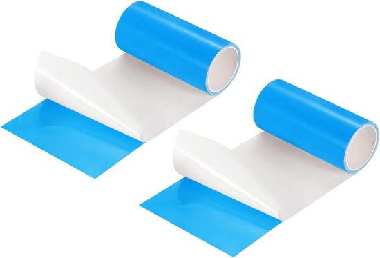 Reparatiedoek - Reparatiesticker - Opblaasbaar repareren - Waterdicht en hittebestendig - 150 x 10 cm - Blauw van Merkloos