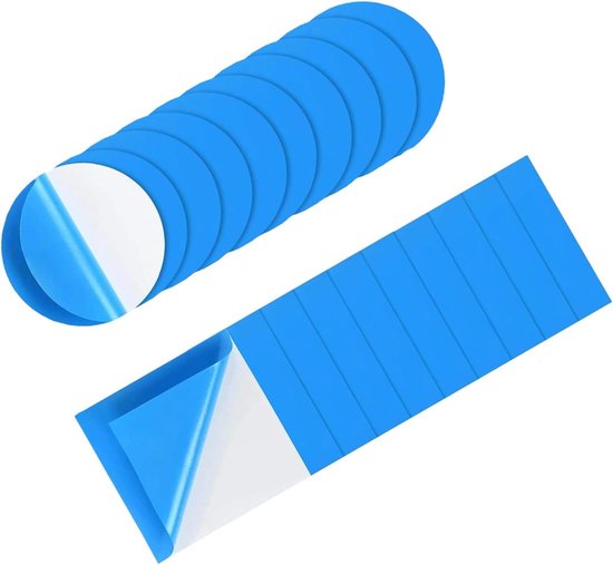 Reparatiedoek Zwembad - Plakstrips Water - Lekkages Dichten - Zelfklevend Onderwater - 20 Stuks - Blauw