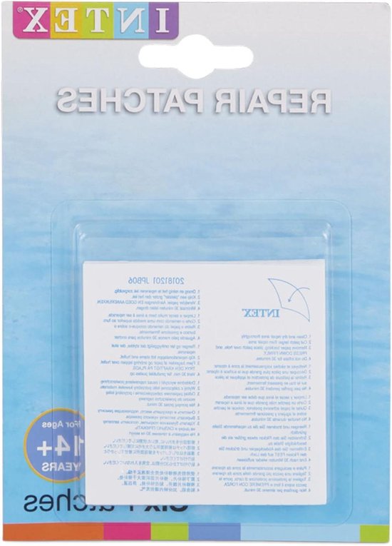 Reparatiedoekjes - Plakstrips - Opblaasbare items - Zelfklevend - 6 stuks - Transparant