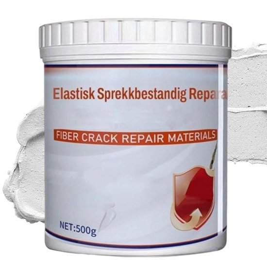 Reparatiekit Wandgaten - Vulmiddel Stopverf - Muren Herstellen - Waterdicht Sneldrogend - 500 g - Wit