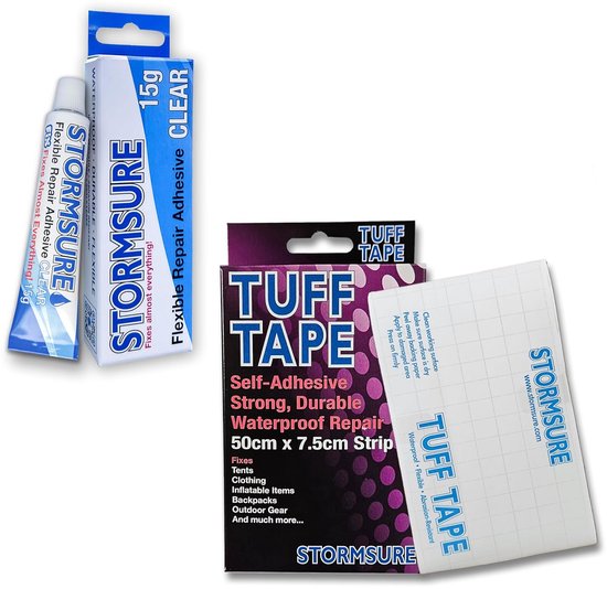 Reparatielijm en Tape - Universele Kleefstof - Snelle Herstellingen - Flexibel Waterdicht - 15g 0.5m - Transparant van Merkloos