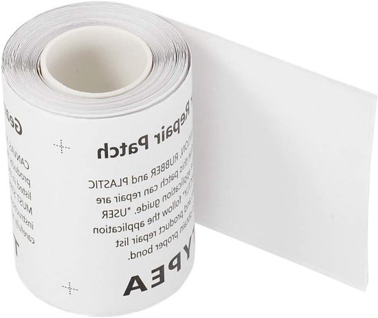 Reparatielijm - Reparatietape - Opblaasbare items herstellen - Sterke kleefkracht - 7.5 x 375 cm - Transparant