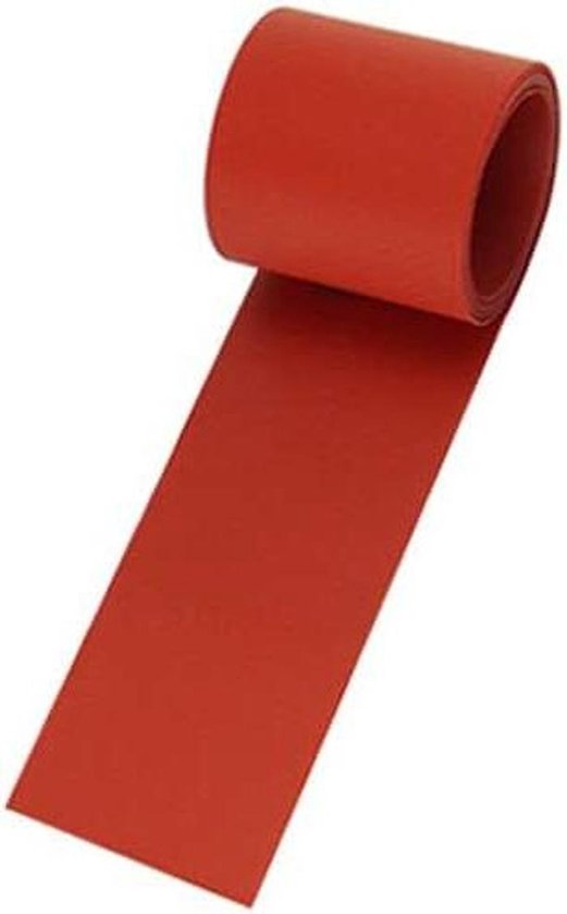 Reparatiepatch PVC - Waterdichte sticker - Watersport reparatie - Duurzaam en flexibel - 5 x 100 cm - Rood