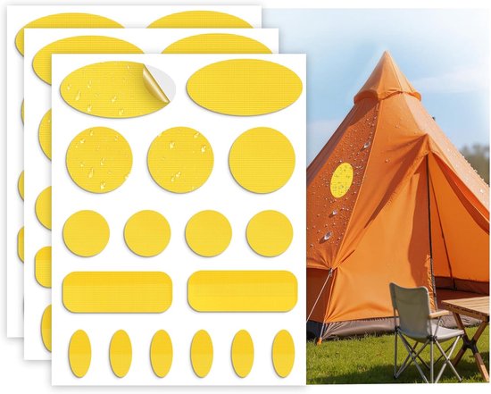 Reparatiepatches 51 Stuks - Nylon zelfklevend - Waterdicht en wasbaar - Ideaal voor kleding en slaapzakken - ShopVlot