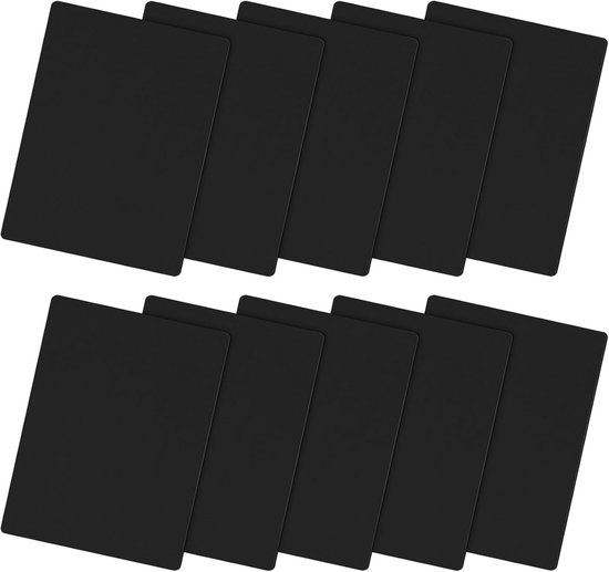 Reparatiepatches Nylon - Zelfklevende Stof - Snelle Herstellingen - Waterbestendig Materiaal - 20x15 Cm - Zwart van Merkloos