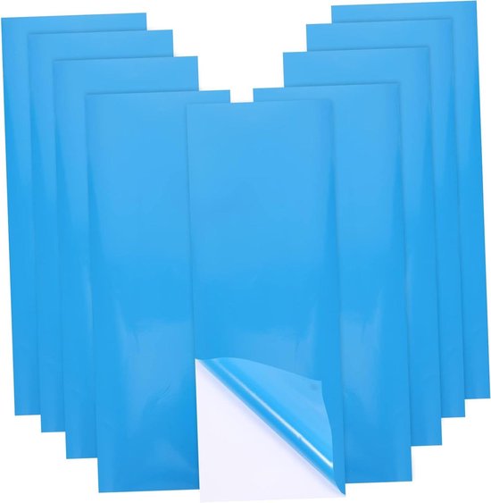 Reparatiepatches Opblaasbaar - Zelfklevend Vinyl - Lekkages Dichten - Snel en Effectief - 20 Stuks - Blauw