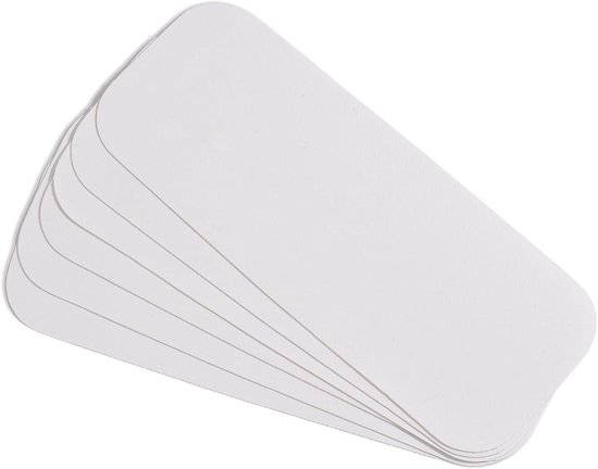 Reparatiepatches - PVC tape - Waterpret - Directe oplossing - 6 stuks - Wit