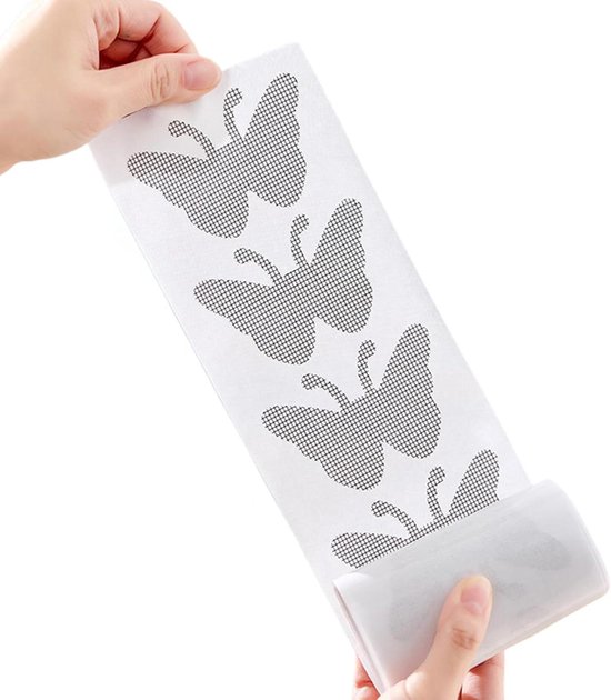 Reparatiepatches Vliegengaas - Horren reparatieset - Vliegen Buiten Houden - Zelfklevend - 30 stuks - Zwart