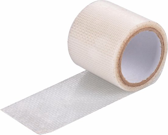 Reparatiepleister Horraam & Deur - Sterke Tape voor Muggennetten - Wit van Merkloos