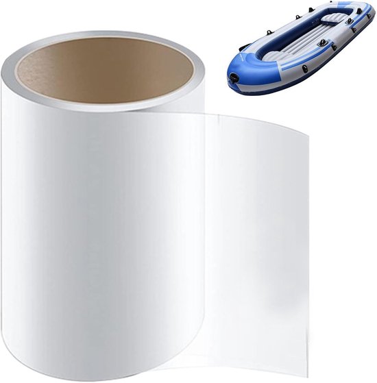 Reparatiepleister Set - Luchtbed Tent - Lekkages Dichten - Sterke Hechtkracht - 1 meter - Transparant