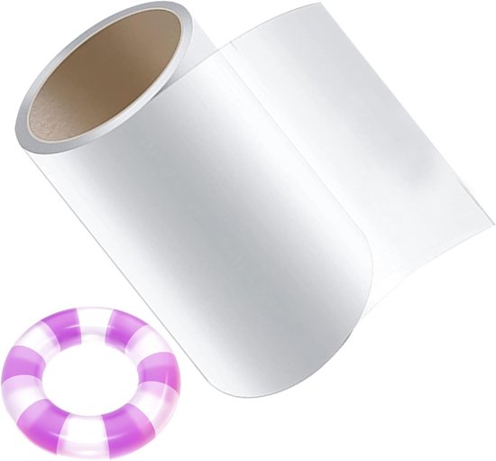 Reparatiepleister Set - Waterdichte Tape - Opblaasbaar Repareren - Onderwater Geschikt - Diverse Maten - Transparant