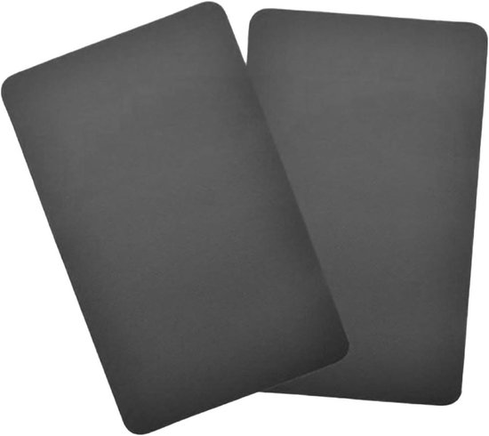 Reparatiepleisters Opblaasboot - Zwembad Patches - Lekkages Dichten - Duurzaam PVC Materiaal - 18 x 10 cm - Zwart