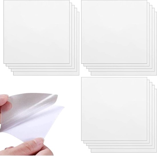 Reparatiepleisters - Waterdicht TPU - Zwembad Reparatie - Zelfklevend - 7x7cm - Transparant van Merkloos