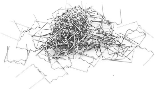 Reparatieset Autobumper - Kunststof Lasnaalden - Kunststof Repareren - Roestvrij Staal - 0.6 mm - Zilverkleurig van Merkloos