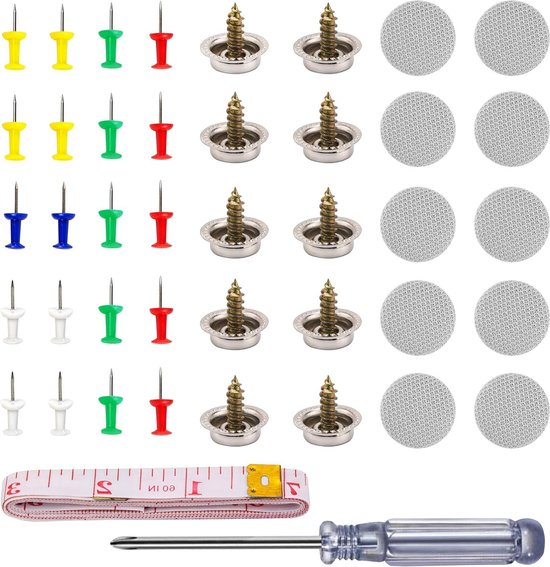 Reparatieset Autodak - Dakhemel Kit - Interieur Herstellen - Compleet met Gereedschap - 17.3 cm - Grijs