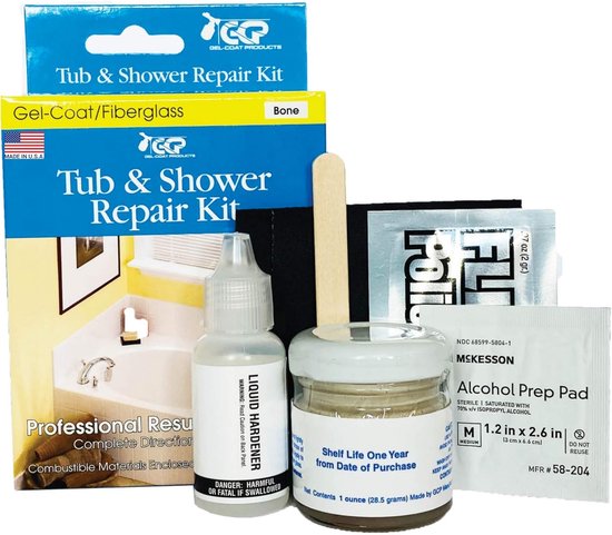 Reparatieset Bad Douche - Sanitair Herstel Kit - Lekkages Dichten - Eenvoudige Toepassing - 12.7 x 10.16 x 4.57 cm van Merkloos