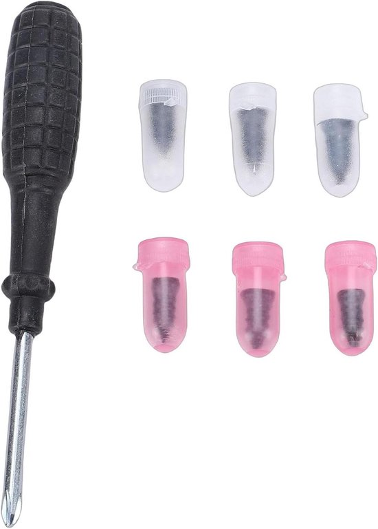 Reparatieset Banden - Banden reparatie - Noodreparatie Auto - Snelle 10 Seconden Oplossing - 10 Stuks - Zwart