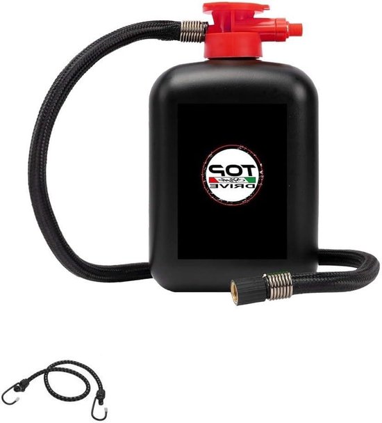 Reparatieset Banden - Bandenafdichtmiddel - Noodreparatie Banden - Dicht Gaten tot 6.5mm - 450 ml - Zwart van Merkloos