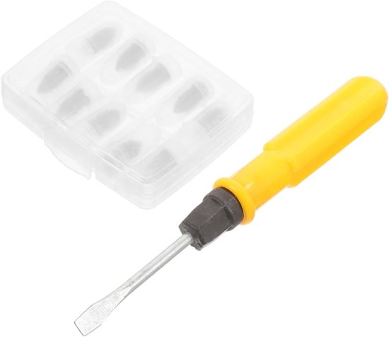 Reparatieset Banden - Bandenpluggen Schroeven - Band Repareren - Grote Rubberen Pluggen - 14 x 1.8 x 1.8 cm
