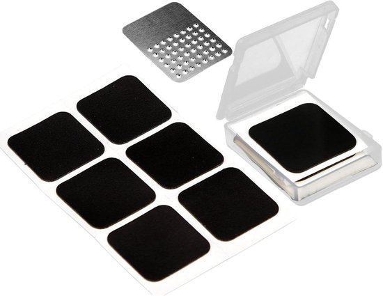Reparatieset Banden - Binnenband Pleisters - Fietsband Repareren - Zelfklevend Vierkant - 6 Stuks - Meerkleurig