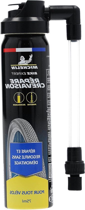 Reparatieset Banden - Lekke Band Hulp - Fiets Onderhoud - Snelle Bandenreparatie - 75 ml - Meerdere kleuren
