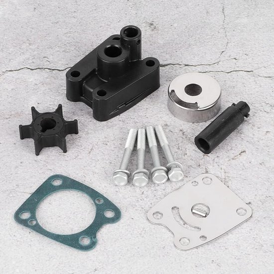 Reparatieset Buitenboordmotor - Impeller Kit - Motor Onderhoud - Compleet met Onderdelen - 4 & 5 PK - Zwart