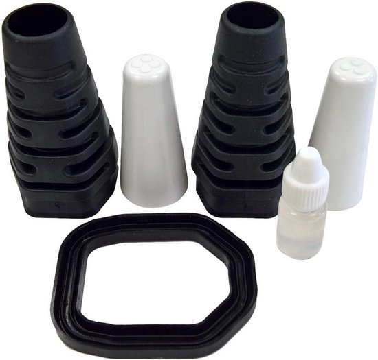 Reparatieset Connector - Afdichtingskit - Elektrische Installatie - 50A Koordafdichting - Standaard Maat - Beige
