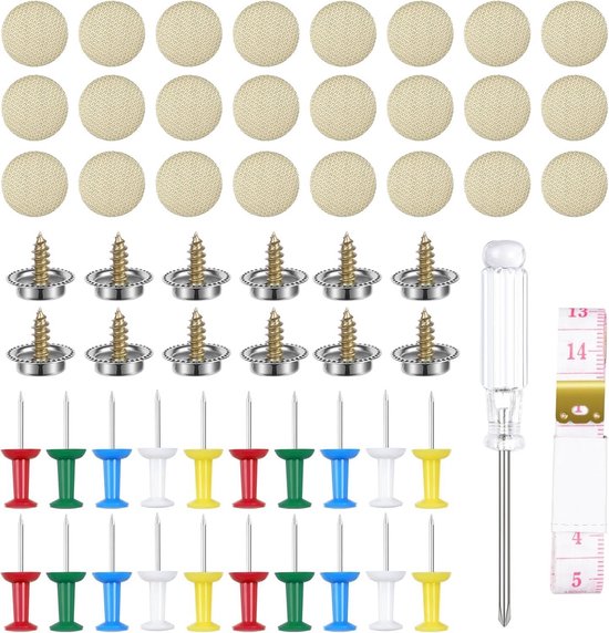 Reparatieset Dakbekleding Auto - 72 Stuks Dak Interieur Knoppen voor Plafond Reparatie van Yosemy