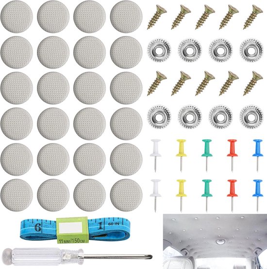 Reparatieset Dakhemel Auto voor Lekkend of Hangend Dakinterieur van Merkloos