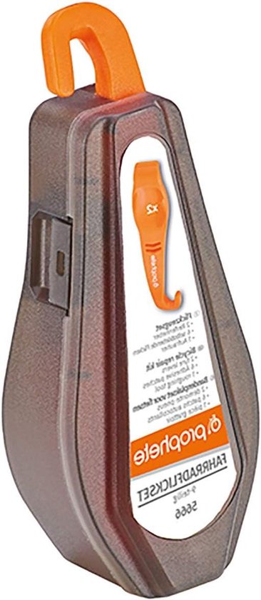 Reparatieset Fietsband - Lekke Band Kit - Onderweg Repareren - Zelfklevende Plakkers - 6 Plakkers - Bruin van Merkloos