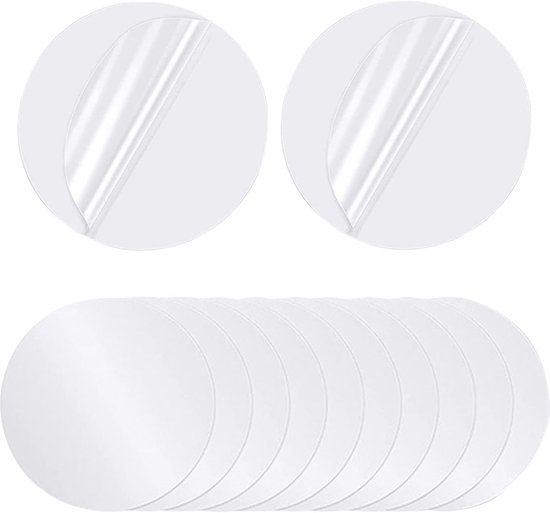 Reparatieset Luchtbed - Patch Kit - Lekken Dichten - Onderwater Te Gebruiken - 6x6 cm - Transparant