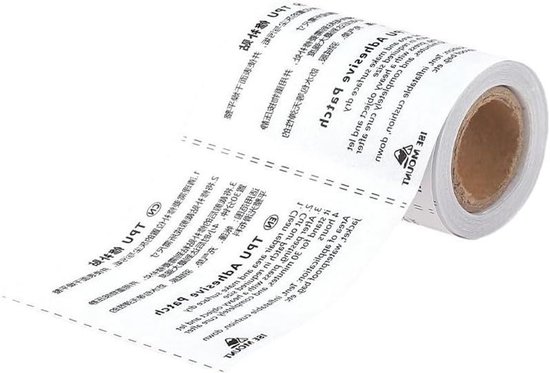 Reparatieset Luchtbed - Plakband Kit - Lekken Dichten - Waterdicht Weerbestendig - 1 Rol - Transparant van Merkloos